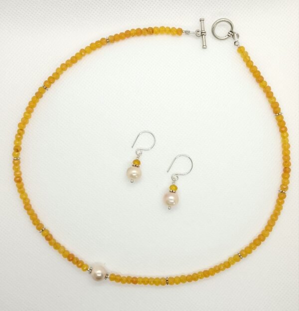 Necklace with earrings